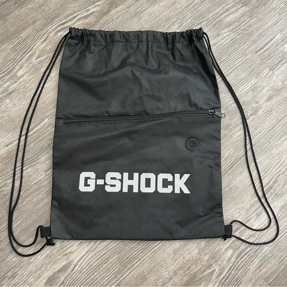 G-Shock Black Drawstring Bag